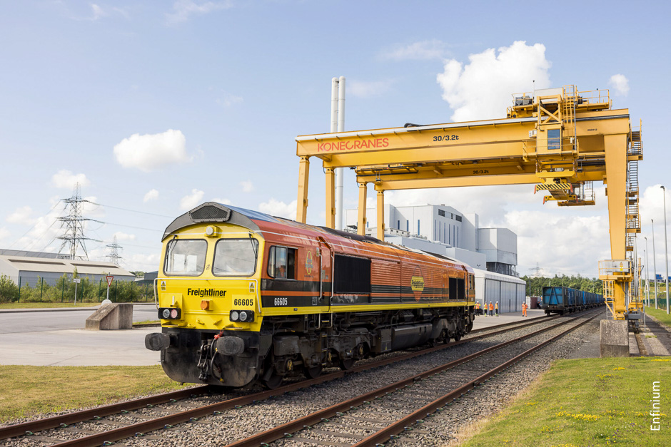 Enfinium Completes Rail Trial to Cut Lorry Waste Journeys